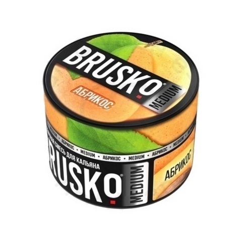 Бестабачная смесь для кальяна BRUSKO 50г MEDIUM - Абрикос