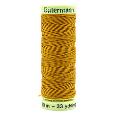 Нить Top Stitch 30/30 м для декоративной отстрочки, Gutermann, 412 охра