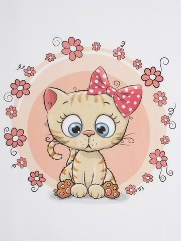 Хлопковый плед "Наша киска"