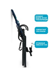 Инверсионный стол Start Line Traction с подушкой SLFIT03S-BB сине-бирюзовый