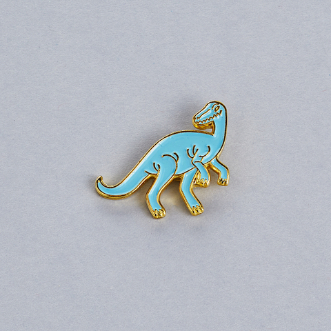 Значок эмалированный динозавр Райан