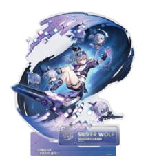 Акриловая фигурка Honkai: Star Rail Character Standee Nihility Silver Wolf