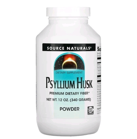 Source naturals, Порошок из шелухи семян подорожника, 340 г