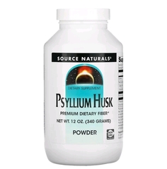 Source naturals, Порошок из шелухи семян подорожника, 340 г