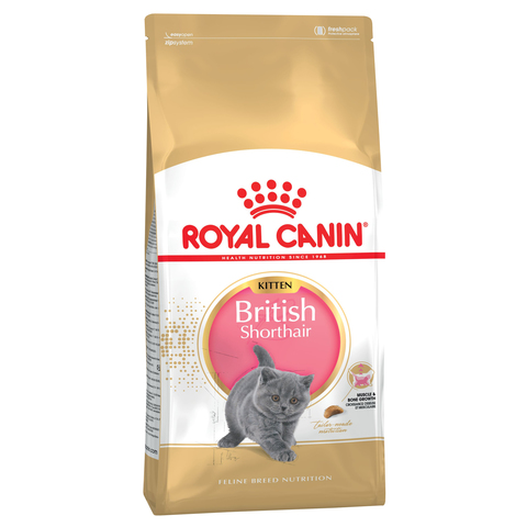 Royal Canin Kitten British Shorthair сухой корм для котят породы Британская короткошёрстная 400г