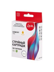Струйный картридж Sakura LC3619Y для Brother MFC-J2330DW, J2730DW, J3530DW, J3930DW, пигментный тип чернил, желтый, 18,4 мл., 1500 к.