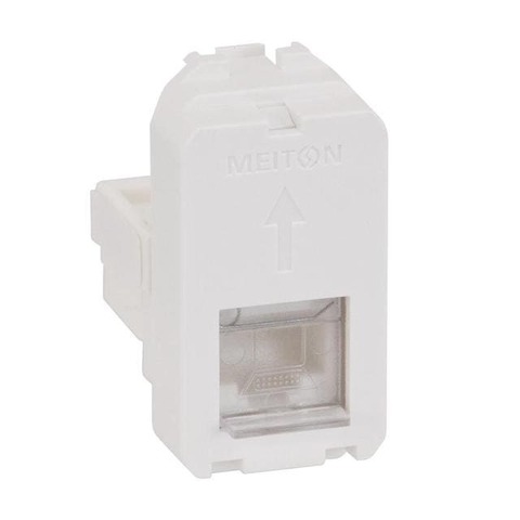 Механизм розетки компьютерной RJ45 cat5e UTP 1 модуль. MEITON. A4279C5E