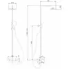 Abber AF8516 Душевая стойка Thermostat AF8516 с термостатом и изливом, хром