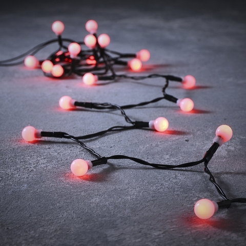 Гирлянда Luca Lighting String Light Ягодки 750см красный свет с таймером