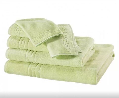 Полотенце 80х150 Weseta Dreamflor light green салатовое