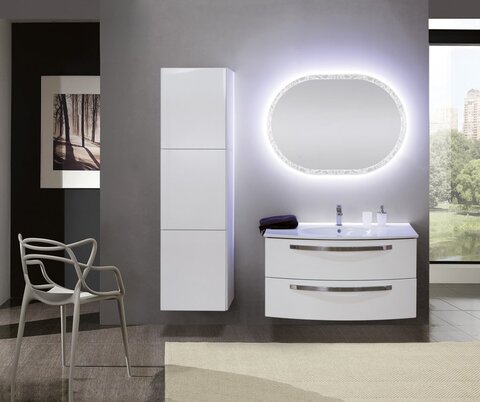 Cezares 54482 COMFORT База под раковину подвесная с двумя выдвижными ящиками 54482 Grigio Scuro, 100x54x55