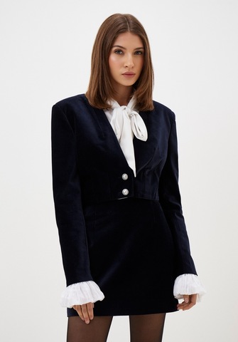 Бархатный жакет AMO