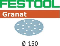 Шлифовальная бумага FESTOOL Granat STF D150/48 P150 GR 100X 575165