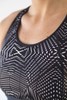 Топ Craft Greatness Mid Impact Bra W Black/White женский
