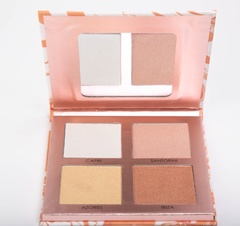 OG-DE715602 Палетка хайлайтеров 4-х ветная ONE STEP №02 IBIZA