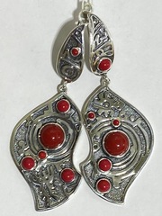 Сейба (серьги из серебра)
