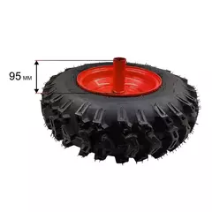 Колесо снегоотбрасывателя DDE ST1176LE правое в сборе (16x4.80-8P)