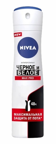 Дезодорант NIVEA Черное и Белое Max Pro д/жен 50 мл ролик ГЕРМАНИЯ