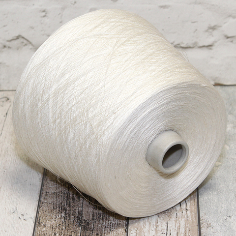 Лен/па NEW MILL / LUSTROSO TINT 1800 белый натуральный