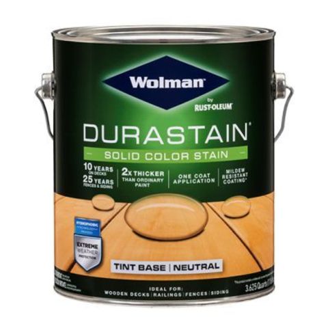 Wolman DuraStain Solid Color Stain кроющая суперстойкая водоотталкивающая пропитка