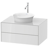 Duravit White Tulip Раковина чаша D430 мм, шлифованная, без перелива,, цвет: белый 236243 00 79