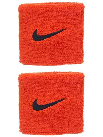 Теннисные напульсники Nike Swoosh Wristbands - team orange/collage navy