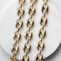 Цепочка 16*12 мм, позолота, 19 см, А311-1 (19см)