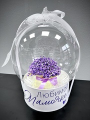 Цветы в шаре на День мамы №2