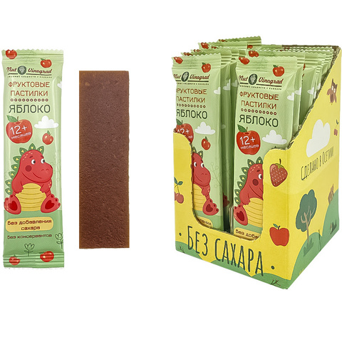 Пастила яблоко 1кор*18бл*20шт, 15гр