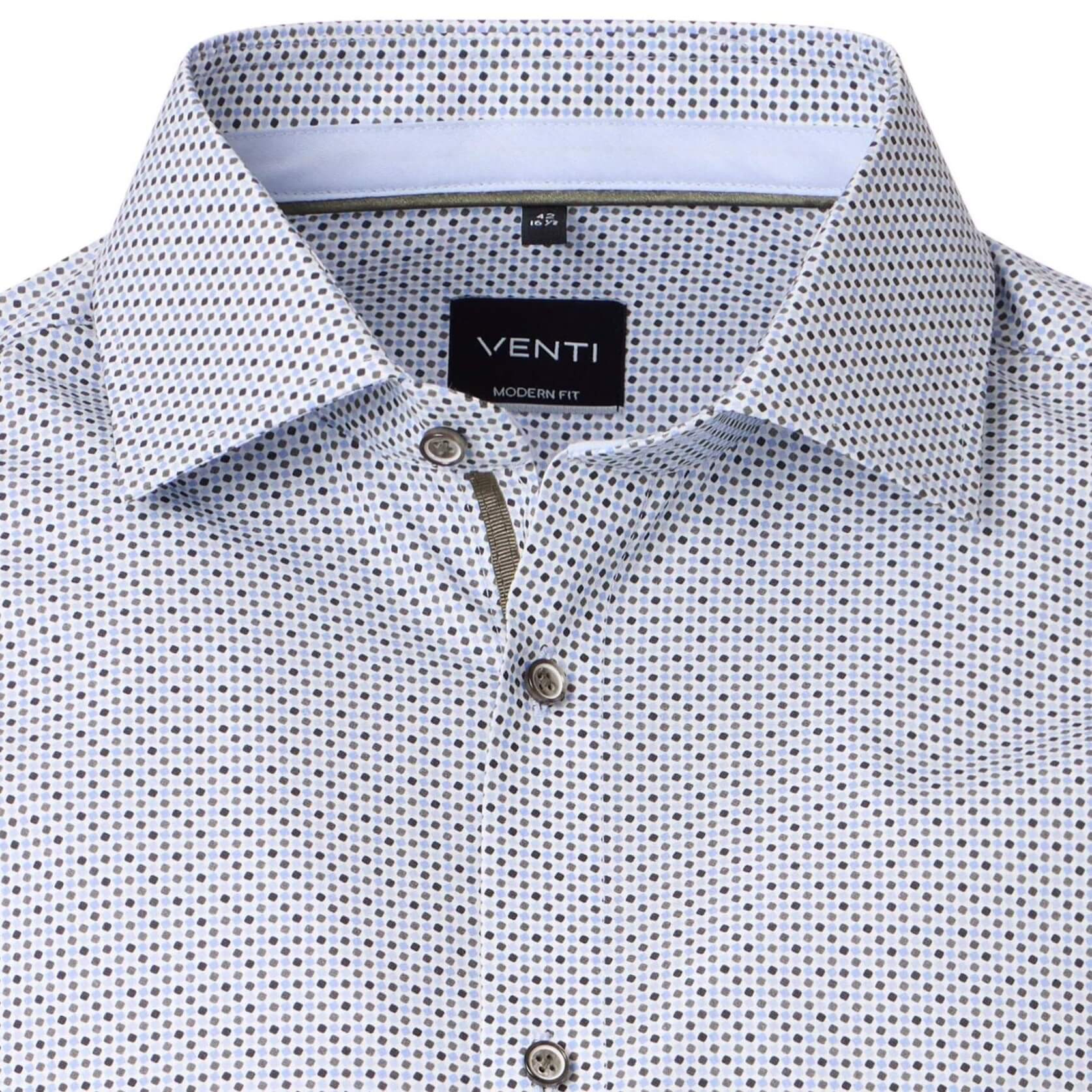 Сорочка мужская Venti Modern Fit 154489800-300 с мелким принтом