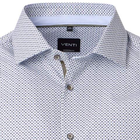 Сорочка мужская Venti Modern Fit 154489800-300 с мелким принтом
