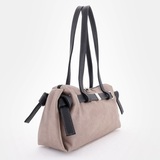 Сумка Саломея 2032 македония тауп + черный