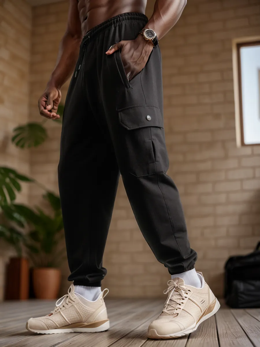 Брюки джоггеры трикотажные карго для подростка