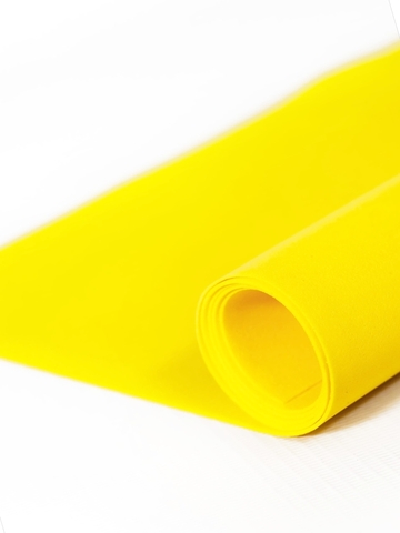 Фоамиран для творчества Иранский 2мм, желтый, 60х70 см (5шт)