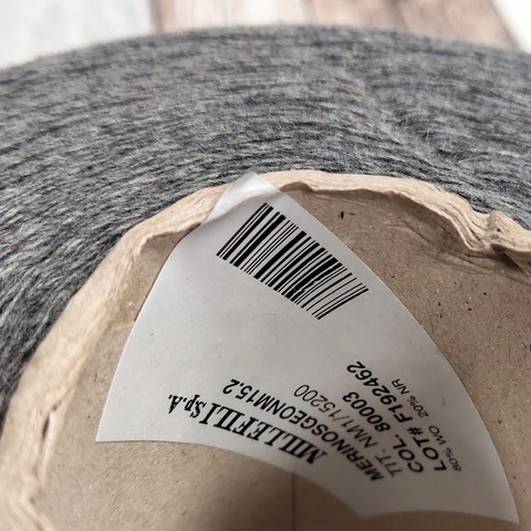 Меринос (80%) MILLEFILI MERINOS GEO 1/15 серый меланж