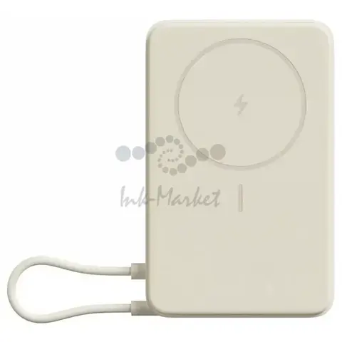 Мобильный аккумулятор Xiaomi Magnetic BHR08PBGL 10000mAh QC3.0/PD3.0 33W 3A USB-C беспров.зар. бежевый