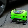 Компрессор автомобильный аккумуляторный Greenworks Арт. 3400807, 24V / 12V (от сети автомобиля), без АКБ и ЗУ — фото 7
