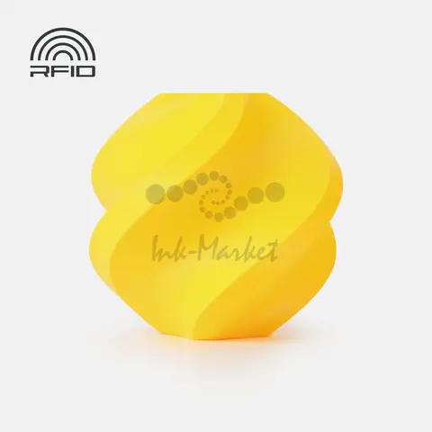 Пластик для 3D-печати Bambu Lab PLA Basic, 1.75 мм, 1 кг, жёлтый (Yellow), без катушки, A00-Y0-1.75-1000-SPLFREE