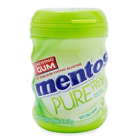 Жевательная резинка Mentos Pure fresh со вкусом лайма 61 гр