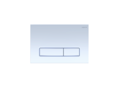 Aquatek KDI-0000021 KDI-0000021 (009A) Панель смыва Slim Белая глянец (клавиша прямоугольная ) фото