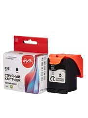 Струйный картридж Sakura 3YM75AE (№653 Black) для HP DeskJet Plus Ink Advantage 6000, 6075, 6475, пигментный тип чернил, черный, 11 мл., 600 к.
