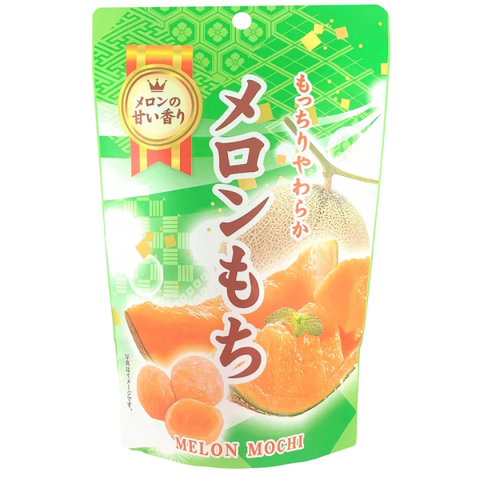 Моти Дайфуку со вкусом дыни и сливочной начинкой Melon Daifuku Seiki, 130 гр