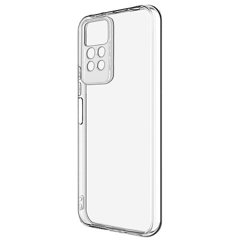 Силиконовый чехол TPU Clear case с защитой камеры (толщина 2.0 мм) для Xiaomi Redmi Note 12 Pro 4G (Прозрачный)