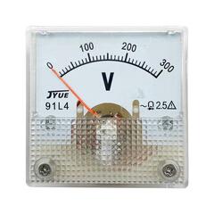 Вольтметр UNITED PARTS 0-300V (45х45) (90-1095)
