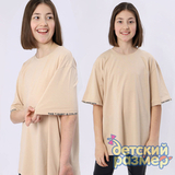 Футболка оверсайз (принт на рукаве)