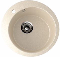 ULGRAN U-405  Круглая мойка с отверстием под смеситель