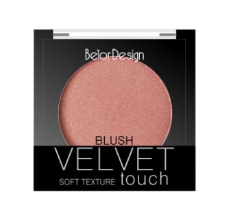 BelorDesign Румяна для лица Velvet Touch тон 101 нежный персик