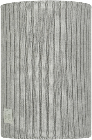 Модный шарф-труба Buff Neckwarmer Knitted Comfort Norval Light Grey фото 1