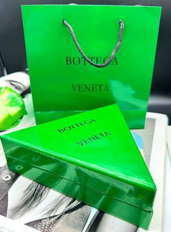 77297 - Комплект упаковки- коробка для украшений BOTTEGA VENETA (зеленая треугольная)
