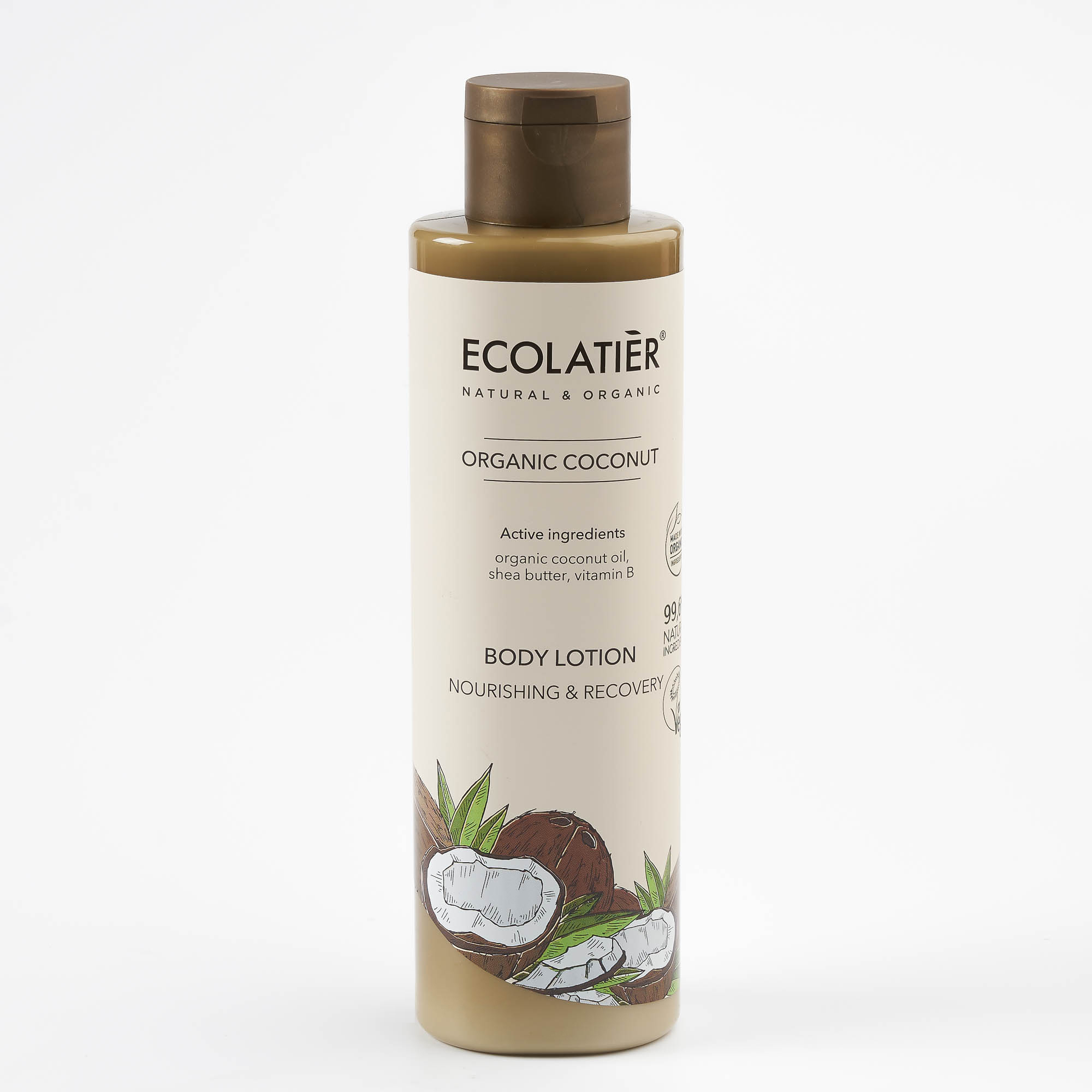 Ecolatier green ORGANIC COCONUT Молочко для тела Питание & Восстановление , 250мл